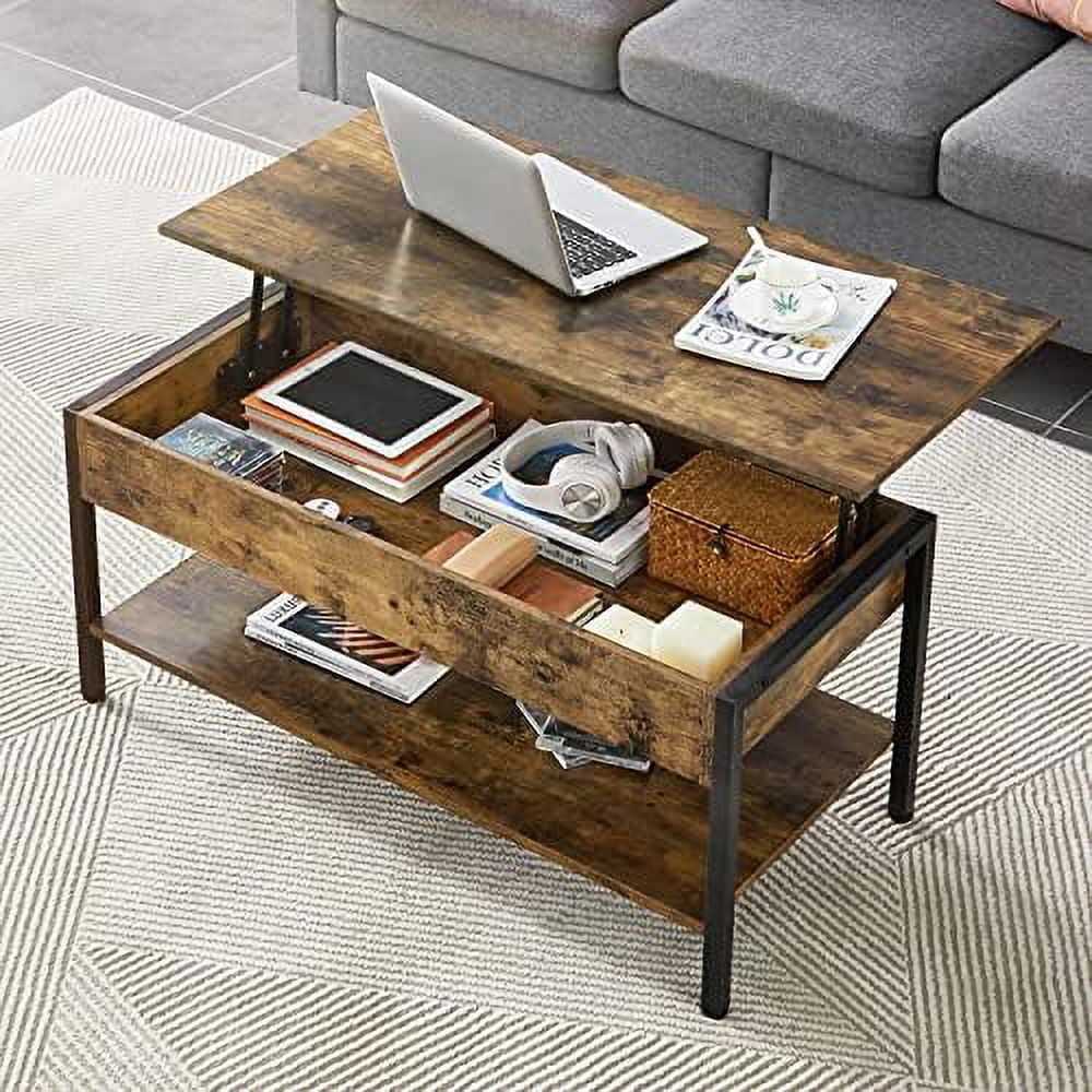 Lift Top Coffee Table with Hidden Compartment M4047