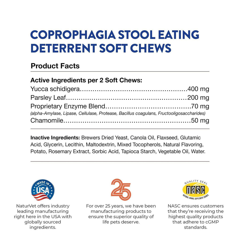 Coprophagia Stool Eating Deterrent Plus Breath Aid S8120