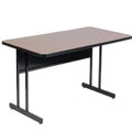 24 x 48 in. Black Granite Computer & Training Tables X717