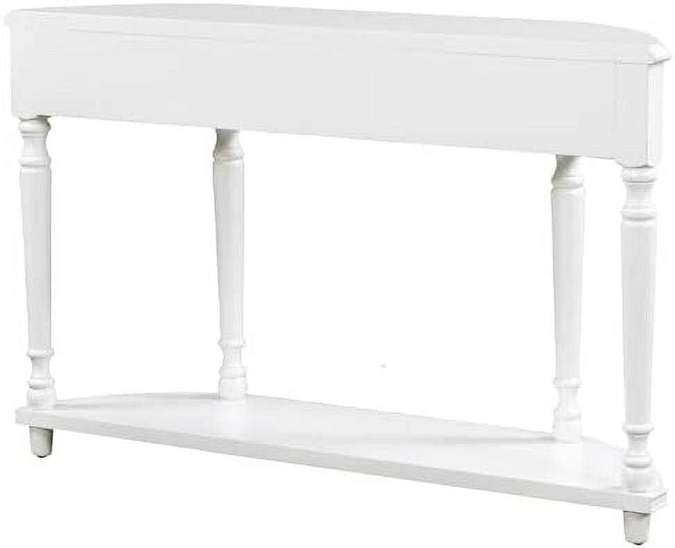Navy Blue 3 Drawer Wood Console Table U799