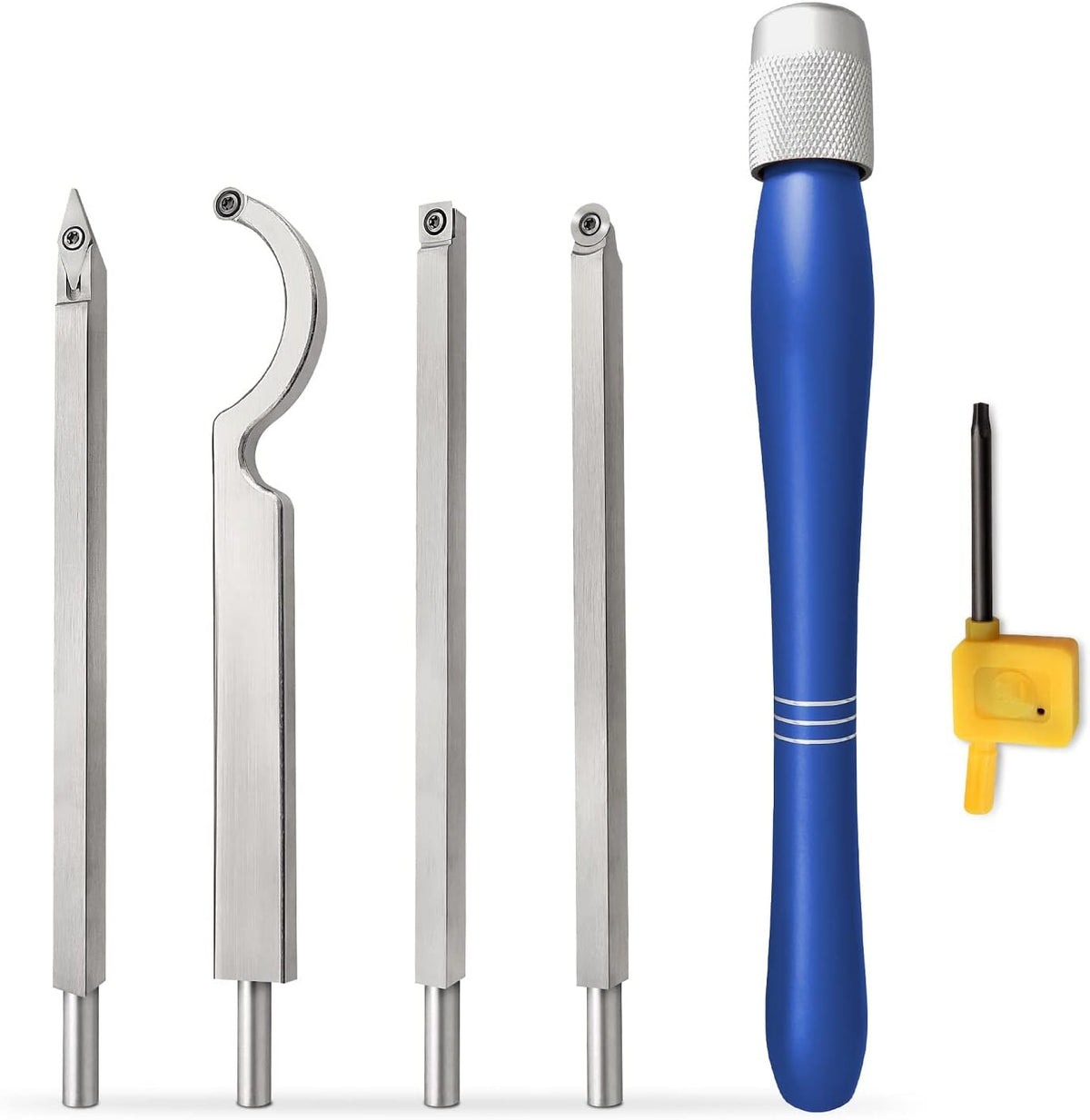 Carbide Tipped Wood Turning Tool Set, 5pc, Pack of 2 W85584