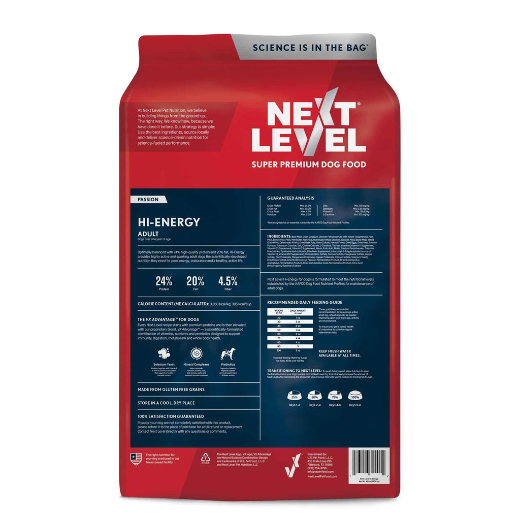 Hi-Energy Adult Dry Dog Food R498