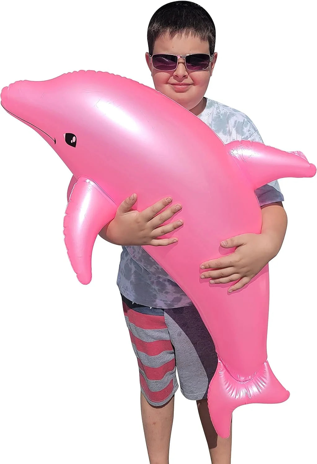 2 Pack Pink 40" Pearlized Inflatable Pool Toy M115659