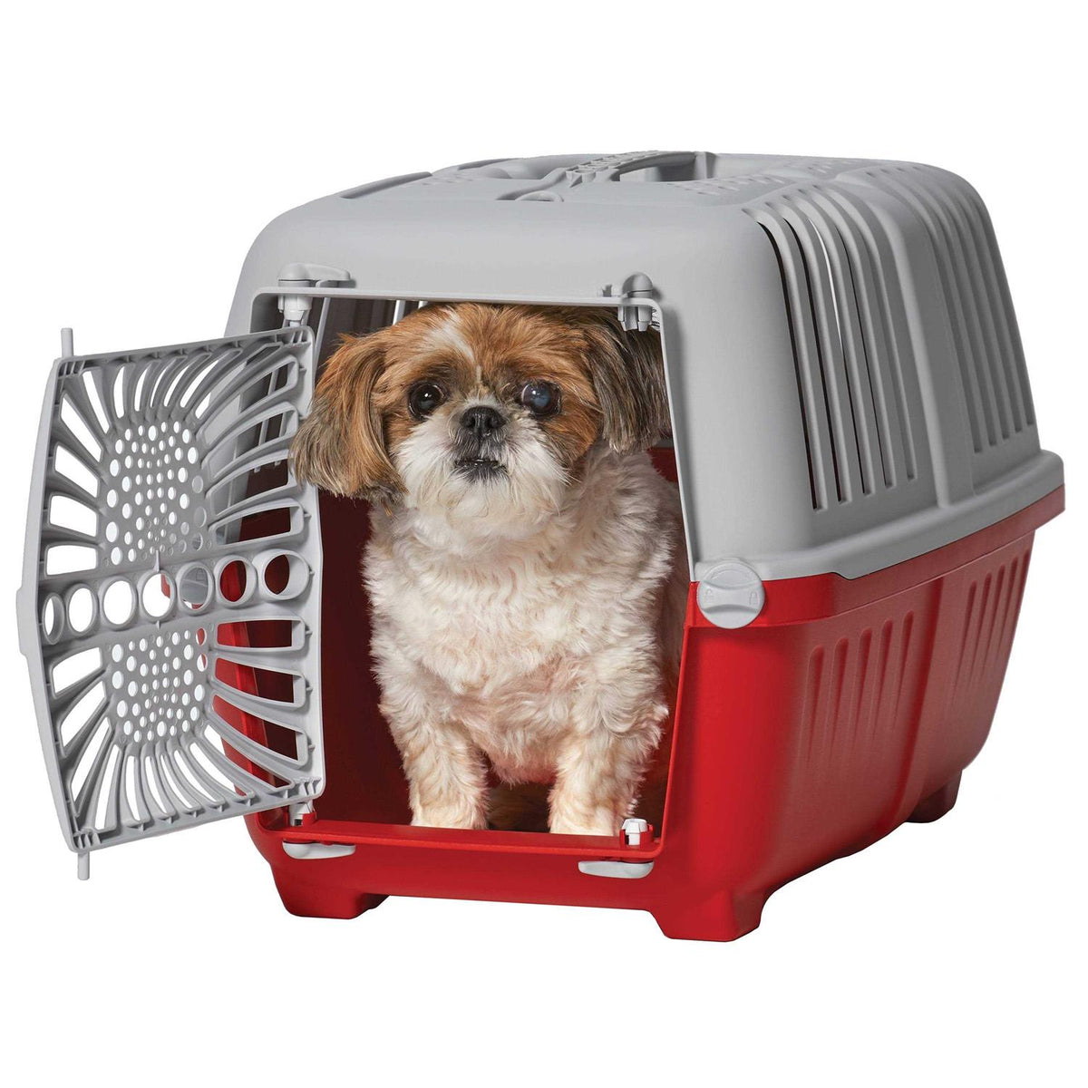 Plastic Door Travel Carrier Pet Kennel M57402