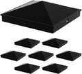 Black 12 Pack Aluminum Pyramid Post Cap Cover H22513