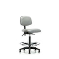 Imperial Blue Drafting Chair with Glides A8264