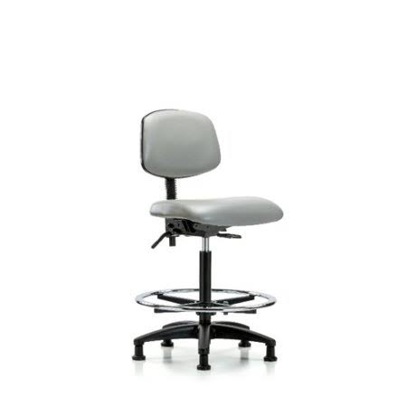 Imperial Blue Drafting Chair with Glides A8264