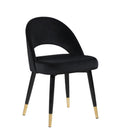 Arched Back Upholstered Side Chairs Black (Set of 2) M5470