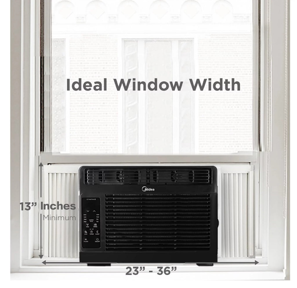 6,000 BTU 115V White Window Air Conditioner Z29714