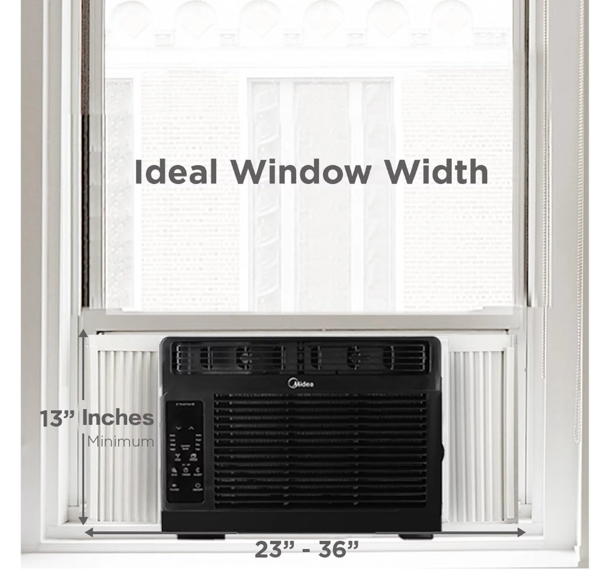 6,000 BTU 115V White Window Air Conditioner Z29714