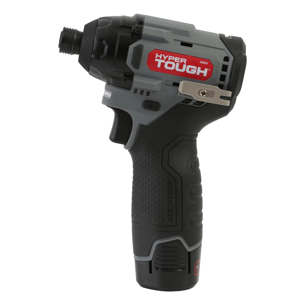 12V Max Lithium-Ion Cordless Brushless Impact Driver with Battery and Charger E20277