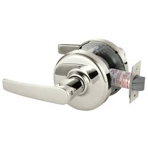 Cylindrical Lock Bright Nickel Plated Clear Coated H13758
