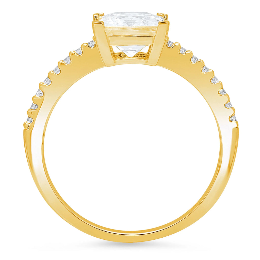 18k yellow gold simulated alexandrite ring size 3.75 D599707
