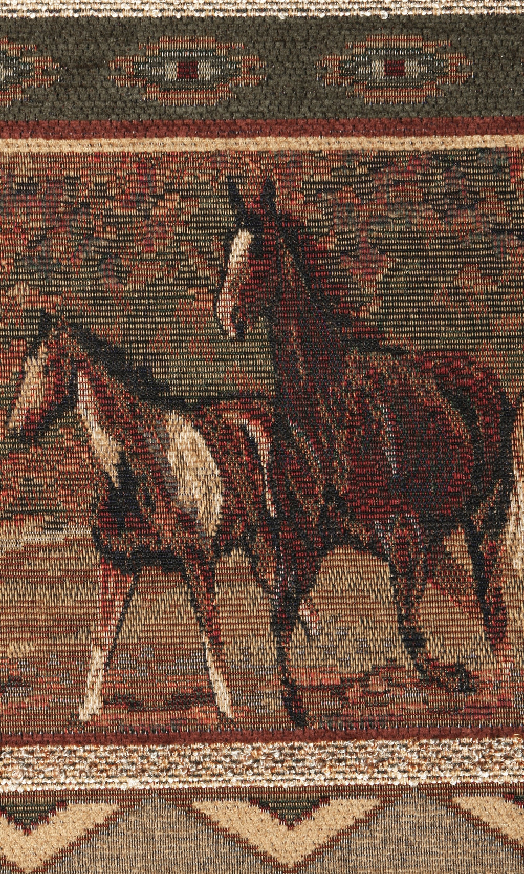 Microfiber Wild Horses Sofa in Brown Z314666