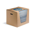 100 Oil Spill Mats 15" x 19" Perforated Pads I428883