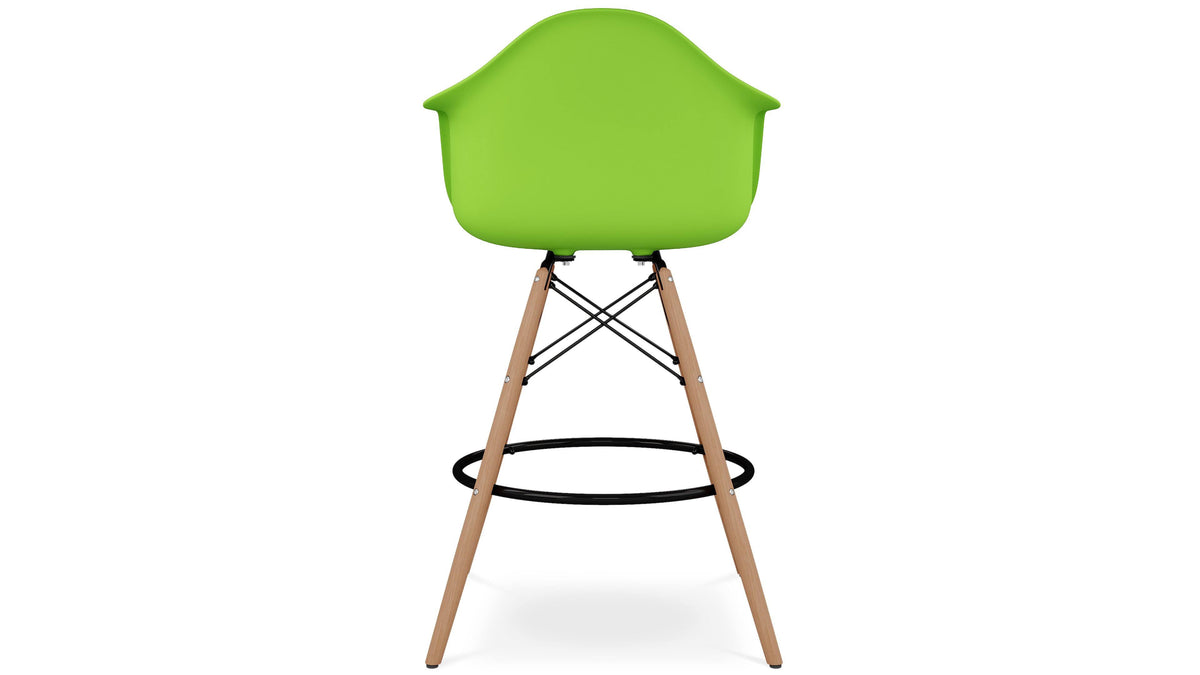 Set of 4 Green Counter Height Stool W2006