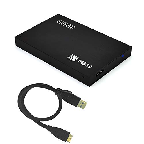 1TB Ultra Slim Portable External Hard Drive USB3.0 Silver D9891