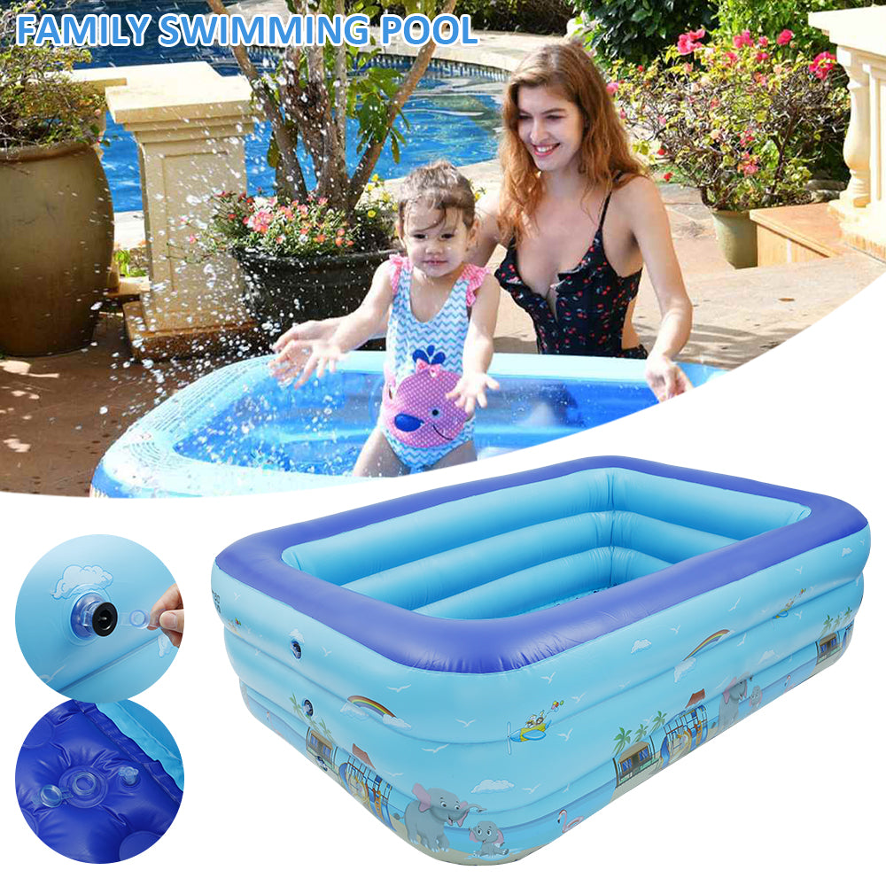Inflatable Swimming Pool for Kids Adults Family T32527