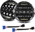 7 inch LED Headlight Round 2pcs White Amber DRL Hi/lo Beam G901039