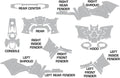 Woodland Camo ATV Graphics Kit Sticker Decal C3384