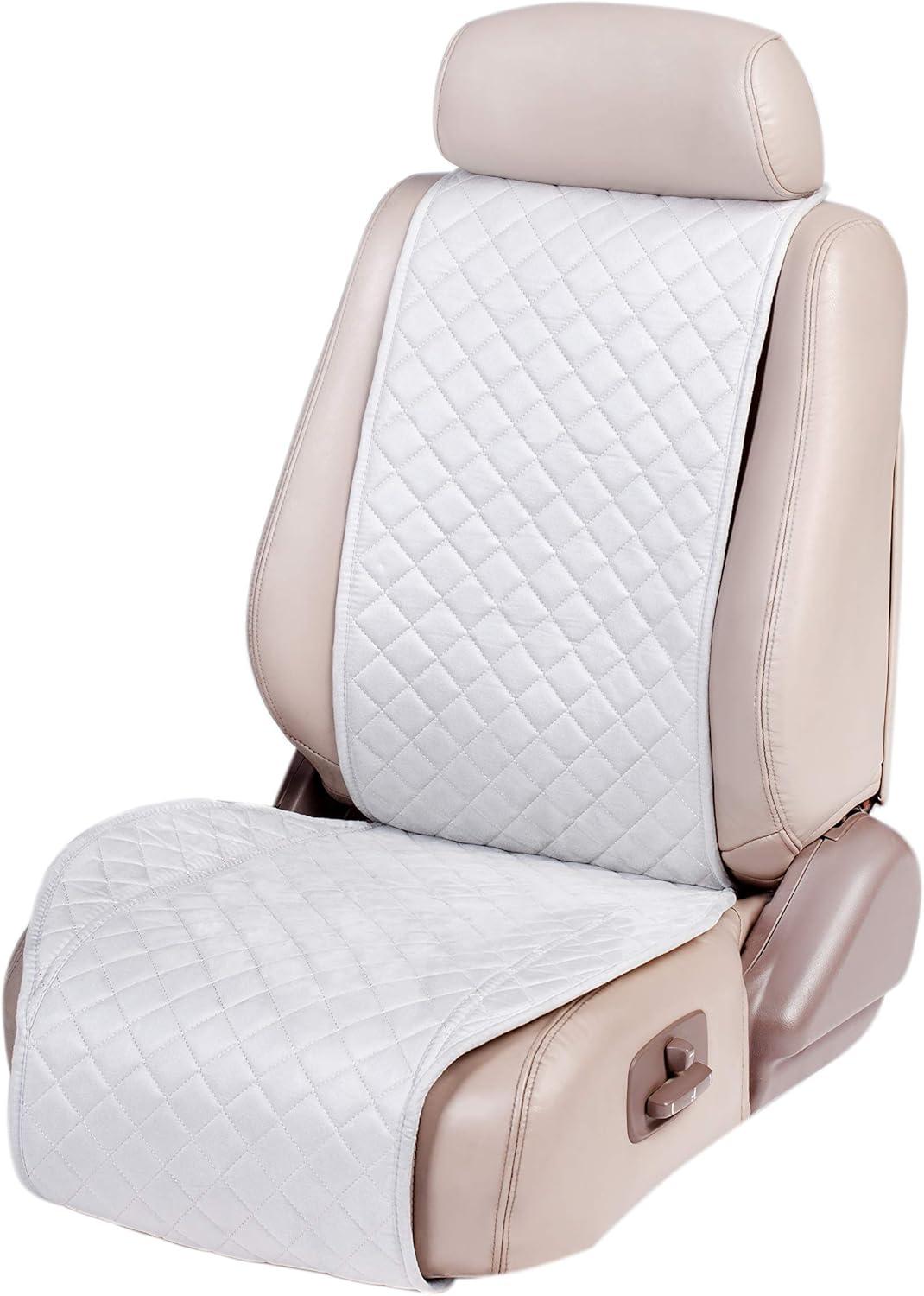 Suede Car Seat Cover Front Non-Slip Protector Universal Fits Automotive, Van, SUV, Truck - Pack of 2 P56124