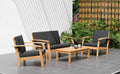 Blue 4-Piece Eucalyptus Conversation Set C404