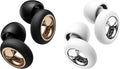 Flexible Reusable Ear Plugs 2-Pack Black White X779