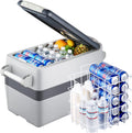 Portable 12V Compressor Refrigerator Freezer, Dual Zone, 43 Quarts X498644