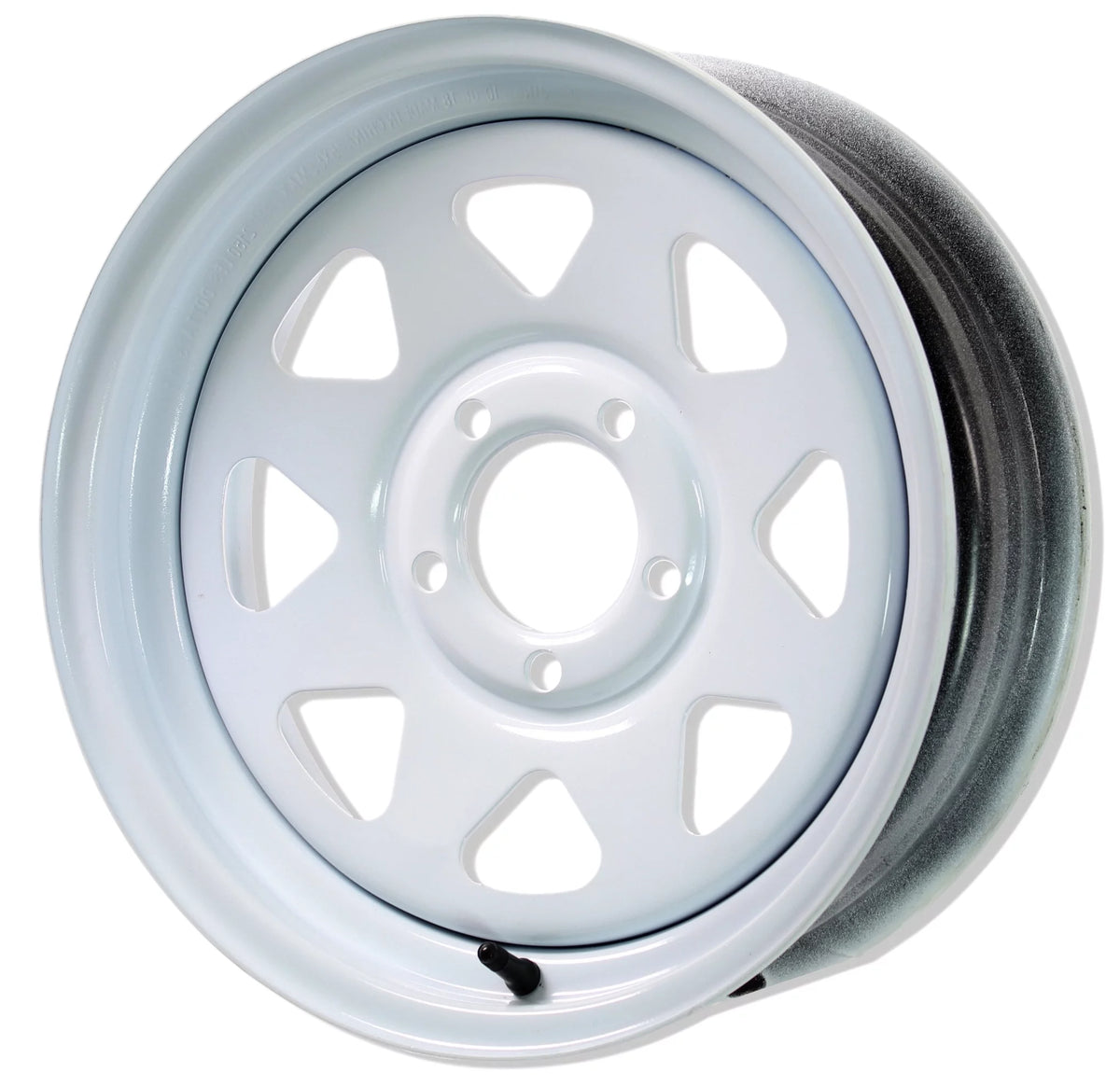 15 in. White Spoke Trailer Wheel Rim F641478