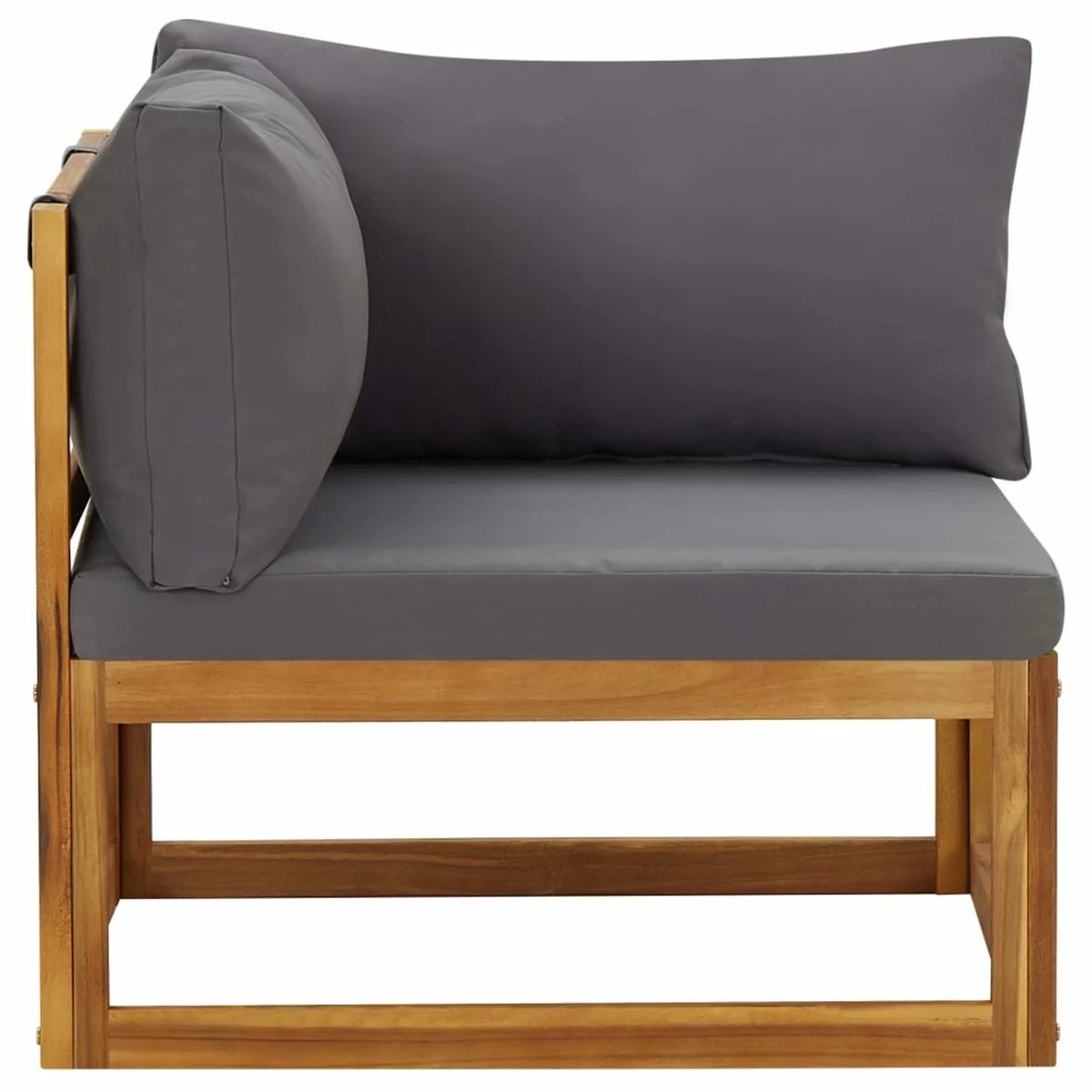 2 Piece Acacia Wood Sectional Corner Sofa Set K910