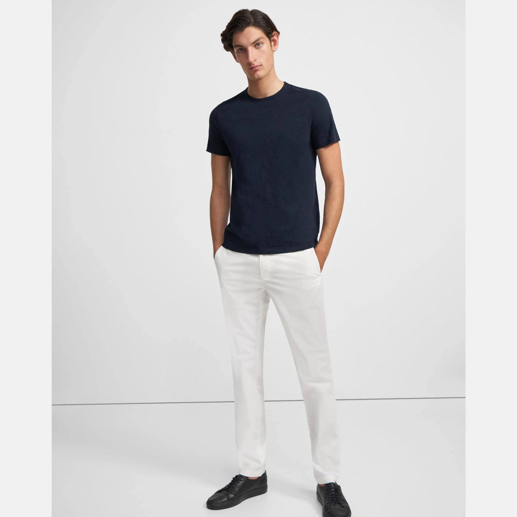 White Organic Cotton Pants J6193