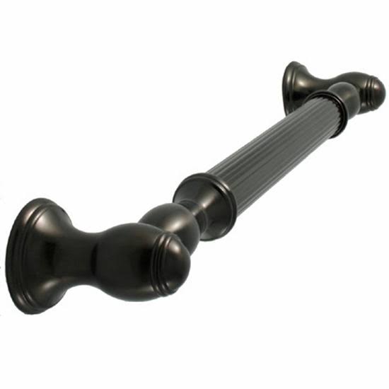 36 in. Reeded Antique Bronze Grab Bar V52259
