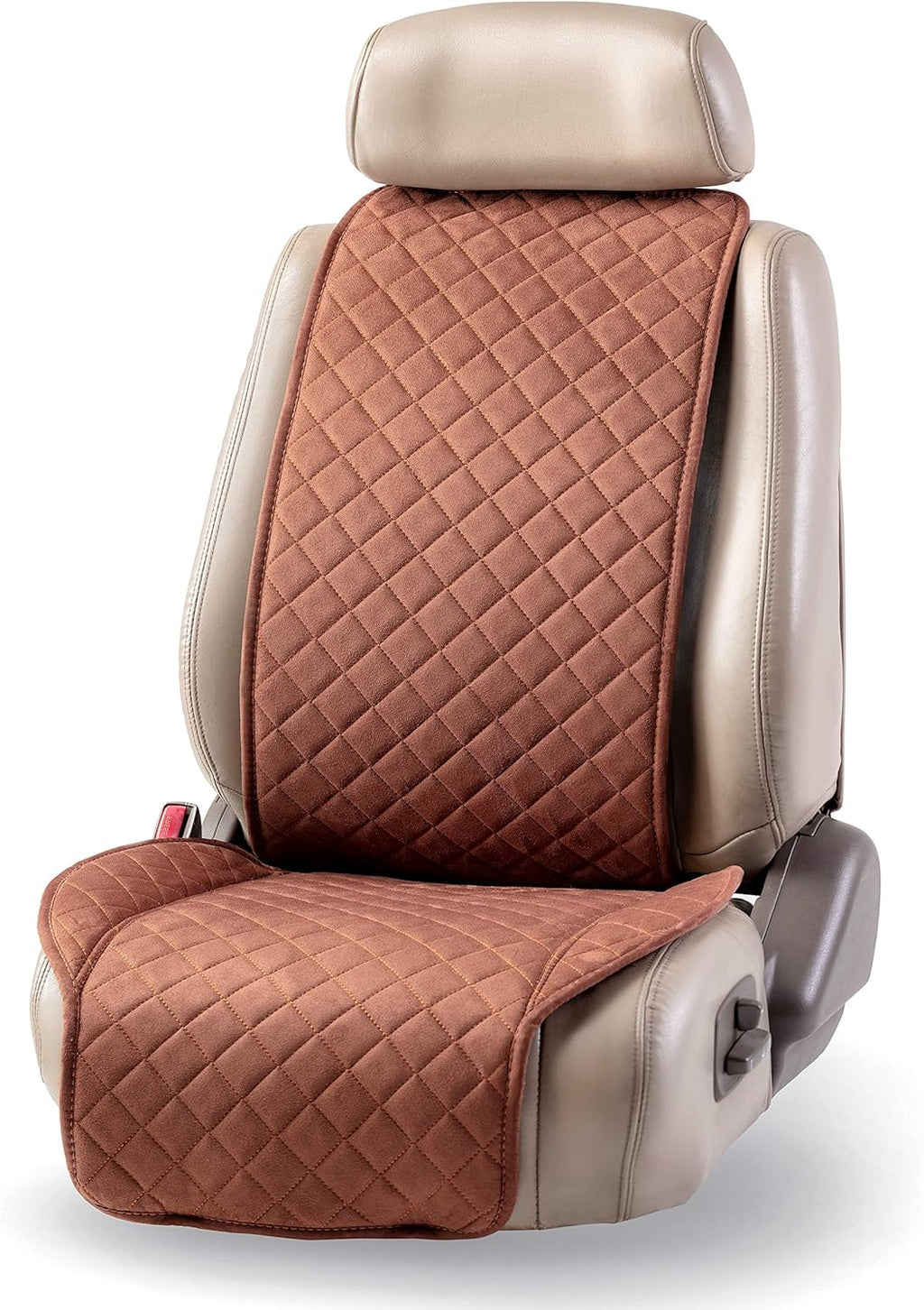 Suede Car Seat Cover Front Non-Slip Protector Universal Fits Automotive, Van, SUV, Truck - Pack of 2 P56124