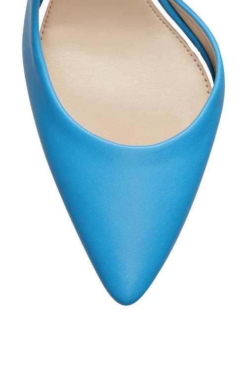 Blue Half-d'Orsay Pump G258