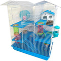 Pink 5-Levels Hamster Mouse Cage with Crossover Tube U88495