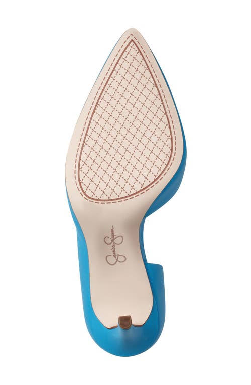 Blue Half-d'Orsay Pump G258